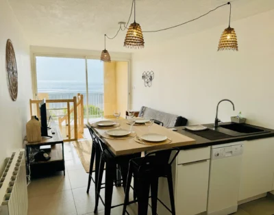 F2 Balcons de la mer, accès direct plage