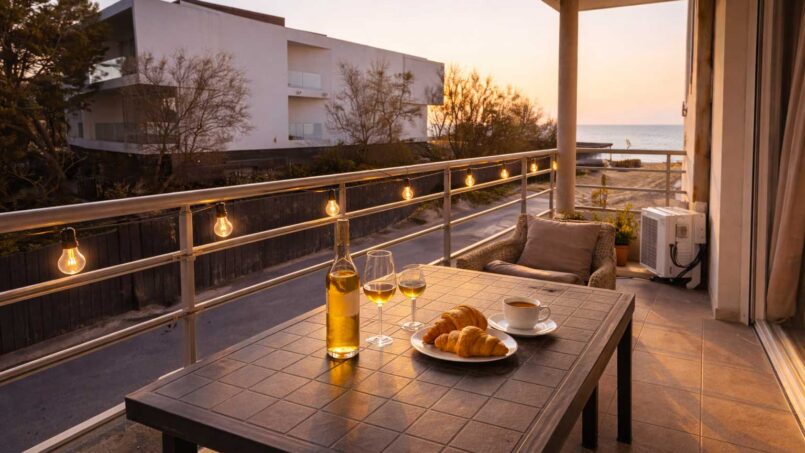F3 Plage Palace, appartement de location vue mer entre Palavas et Carnon, photo 1